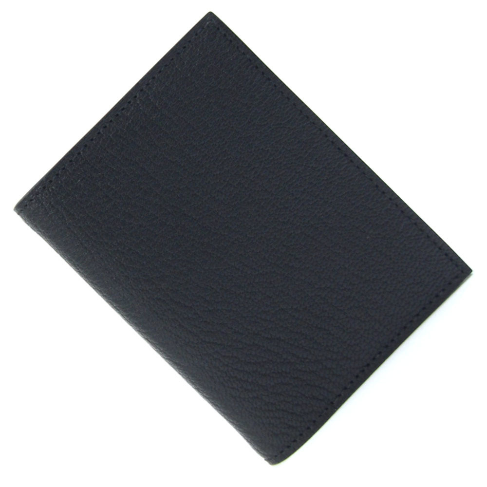 Hermes Agenda PM Notebook Cover, Noir Chevre Leather, W Stamp, Manufactured i...